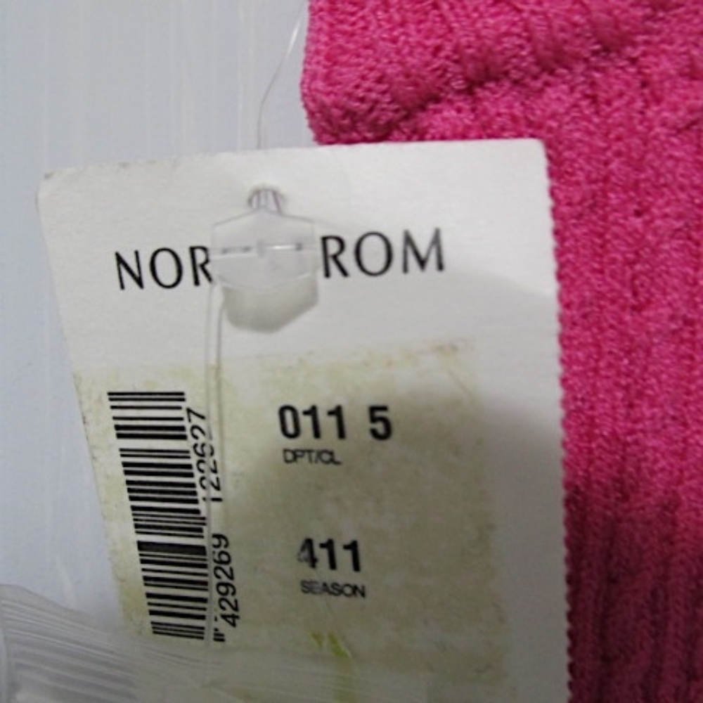 NWT Nordstrom Hot Pink Knit Stretch Top, Size M - Picture 7 of 8